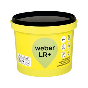 Weber LR+ smalka izlīdzinošā nobeiguma špaktele, 3kg