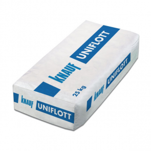 Knauf Uniflott гипсовая шпаклевочная смесь для швов  Knauf Uniflott šuvju ģipša špaktele, 5kg