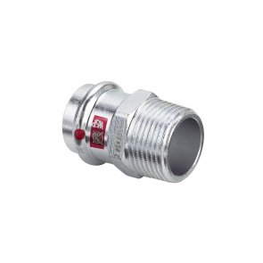 Viega Prestabo Pāreja, ārējā vītne, 15mm x 1/2 collas