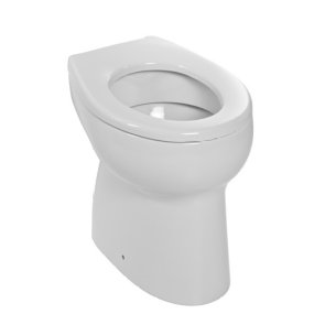 Jika Baby Нижняя часть детского унитаза, горизонтальный выпуск , 295x385mm, balts (bez vāka)