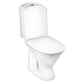 Gustavsberg Nordic3 3510 Унитаз со стандартной крышкой, горизонтальный выпуск , 3/6L, 355x660mm, balts