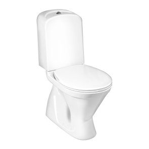 Gustavsberg Nordic3 3500 Унитаз со стандартной крышкой, вертикальный выпуск , 3/6L, 355x660mm, balts