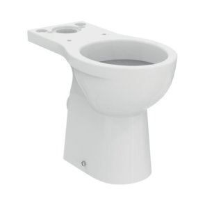 Ideal Standard Eurovit Нижняя часть унитаза, приподнятая, горизонтальный выпуск , 365x660mm, balta (bez vāka)