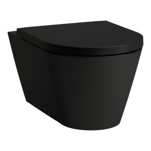 Laufen Kartell Rimless Унитаз, крепится к стене , 370x545mm, matēts melns