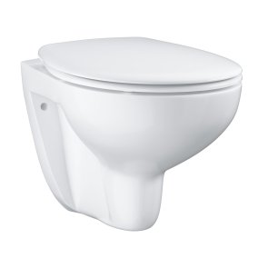 Grohe Bau Ceramic Rimless Унитаз с крышкой soft close (QR), крепится к стене , 368x531mm, balts