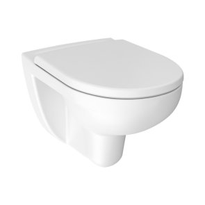 Jika Lyra Plus Rimless Унитаз с крышкой SC, крепится к стене , 360x530mm, balts