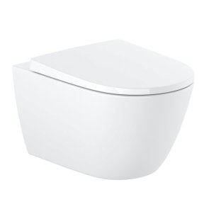 Roca Ona Rimless Унитаз, крепится к стене ,360x530mm, balts (bez vāka)