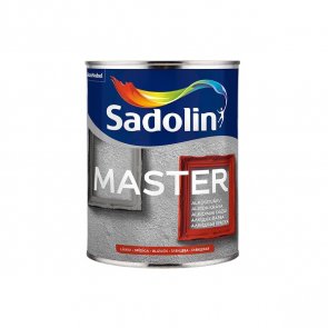 Sadolin Master Spīdīga krāsa koka un metāla virsmām BW 1L