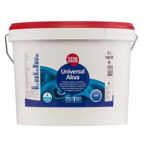 Vivacolor Universal Akva Ūdens bāzes krāsa kokam un metālam, matēta, bāze A, 9L