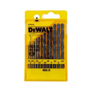 DeWalt HSS-R Urbju komplekts metālam, 1.5-6.5mm, 13gab.