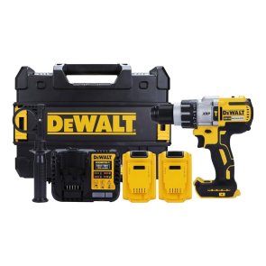 DeWalt Akumulatora triecienurbjmašīna-triecienskrūvgriezis 18V XR Li-Ion, BL, XRP (+2x5.0Ah, lādētājs, koferis) DCD996P2-QW