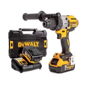 DeWalt Akumulatora urbjmašīna-skrūvgriezis 18V XR Li-Ion, BL, XR (+2x5.0Ah, lādētājs, koferis) DCD991P2-QW