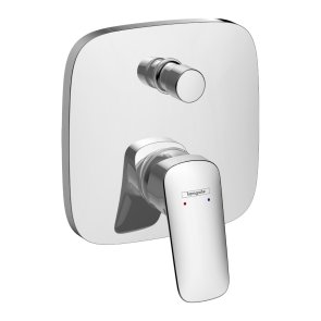 Hansgrohe Logis Iebūvējamā vannas maisītaja virsapmetuma daļa, hroms