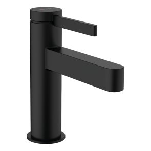 Hansgrohe Finoris 100 Смеситель для раковины в ванной комнате, с push-open , matēts melns