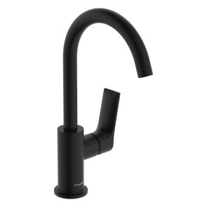 Hansgrohe Zebris 210 Смеситель для раковины в ванной комнате, с pop-up , matēts melns