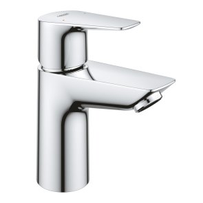 Grohe BauEdge S Vannas istabas izlietnes maisītājs, push-open, 1/2 collas, hroms