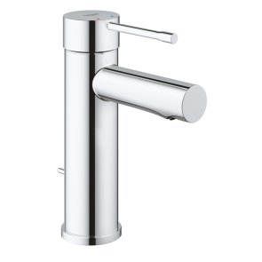 Grohe Essence S Смеситель для раковины в ванной комнате, прямой, с pop-up , 1/2 collas, hroms