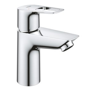Grohe BauLoop S Vannas istabas izlietnes maisītājs, ar push-open, 1/2 collas, hroms