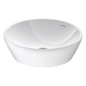 Duravit D-Neo Apaļa vannas istabas izlietne, uz virsmas, d=400mm, balta
