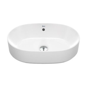 Roca The Gap Round Раковина для ванной комнаты, поверхностного монтажа , 550x390mm, balta