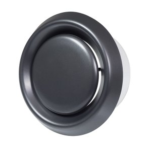 Europlast Диффузор пластмассовый, универсальный Ø125mm, antracīts