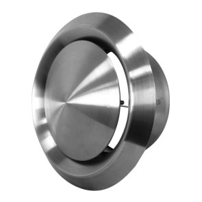 Europlast Вентиляционный диффузор металлический, вытяжной DMI Ø100mm, inox