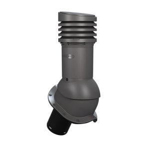 Wirplast Perfekta EVO E26 Ventilācijas izvads, izolēts, D125mm, grafīta