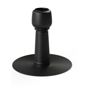 Vilpe Alipai 75 Deflektors plakanu un lēzenu jumtu ventilācijai, melns, D75mm