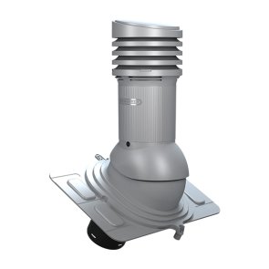 Wirplast Uniwersal EVO E18 Ventilācijas izvads, izolēts, D125mm, pelēks