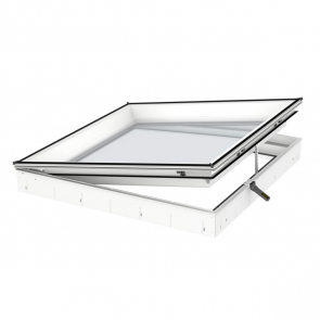 Velux Virsgaismas loga pamatne, ar solāro vadību, ar vienkameras loga paleti, CVU 0320Q, 60x60cm
