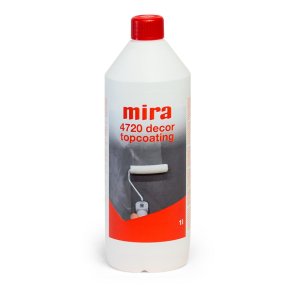 Mira 4720 Decor topcoating Impregnants, aizsargslānis Mira 6820 Micro decor, 1L