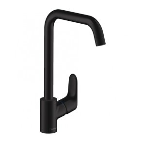 Hansgrohe Focus M41 260 Virtuves izlietnes maisītājs, matēts melns
