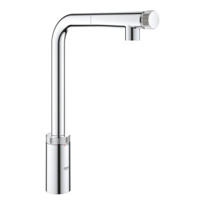 Grohe Minta Smartcontrol Смеситель для кухонной раковины с выдвижным душем , hroms