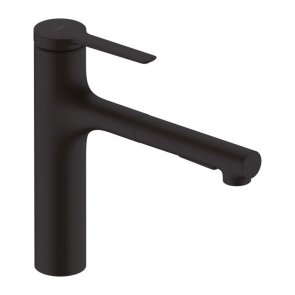 Hansgrohe Zesis M33 160 Смеситель для кухонной раковины с выдвижным душем , matēts melns