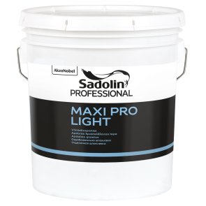 Sadolin Maxi Pro Light готовая, суперлегкая отделочная замазка для шпаклевания , balta, 17L
