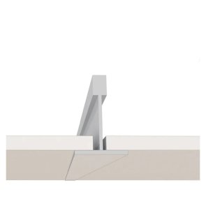Knauf Danoline Danotile (A) гигиеничный/гладкий, гипсовый, подвесной потолок 9,5 мм Knauf Danoline Danotile (A) higiēniskie/gludie, ģipša, piekaramie griesti 9.5x600x600mm, balts+PE, Regula