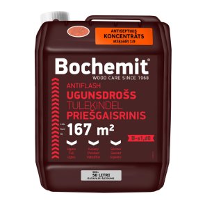 Bochemit Antiflash Огнезащитное средство (концентрат) Bochemit Antiflash Ugunsdrošs līdzeklis (koncentrāts 1:9), brūns 5kg