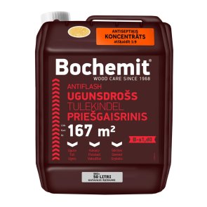 Bochemit Antiflash Огнезащитное средство (концентрат) Bochemit Antiflash Ugunsdrošs līdzeklis (koncentrāts 1:9), bezkrāsains 5kg