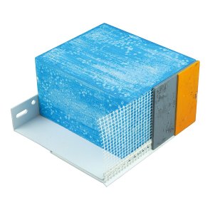 VWS Цокольный профиль PVC premium стенная часть, 2 м 180-240mm