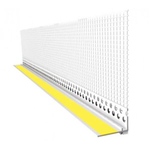 ETICS Loga pielaiduma profils ar sietu 6mm 2,4 metri
