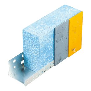 VWS Цокольный профиль AL 1 мм , 150mm 2.5m
