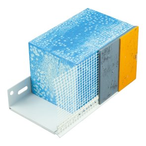 VWS Цокольный профиль PVC premium стенная часть, 2 м 100-160mm