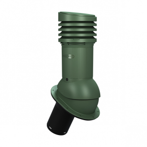 NORMAL EVO ventilācijas izvads D150, Neizolēts - Zaļš