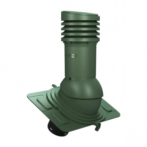 UNIWERSAL EVO ventilācijas izvads D125, Neizolēts - Zaļš
