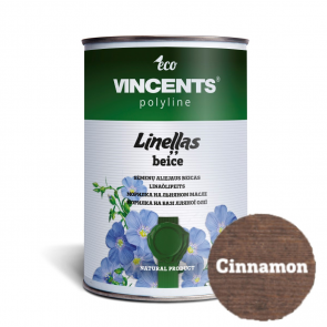 Vincents Polyline Lineļļas beice Cinnamon 1L