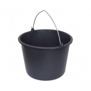 Строительное ведро с металлической ручкой Celtniecības plastmasas spainis ar metāla rokturi 20L