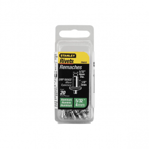 Stanley Алюминиевые заклепки 1-PAA Stanley Alumīnija kniedes 4x3mm, 1-PAA52T (20 шт.)