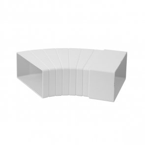 Europlast Колено горизонтальное пластмассовое 110x55mm, 15-60°