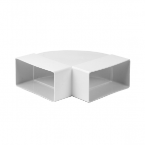 Europlast Колено горизонтальное пластмассовое 220x55mm, 90°