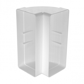 Europlast Līkums vertikāls plastmasas 220x90mm, 90°